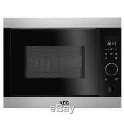 AEG MBB1755S-M Built In Microwave and Grill in Black & Stainless Steel HA1801