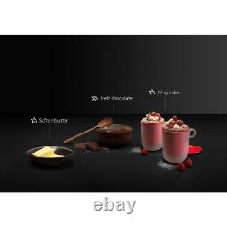 AEG MBB1756SEM 17L 800W Built In Wall Unit Microwave In Black/Stainless Steel