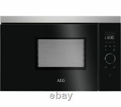 AEG MBB1756SEM 800w Built-in Microwave Oven 17L Black & Stainless Steel