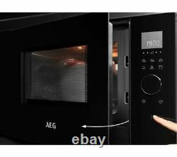AEG MBB1756SEM 800w Built-in Microwave Oven 17L Black & Stainless Steel