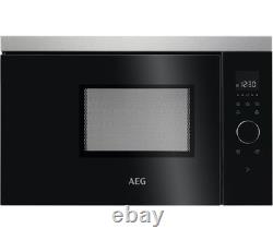 AEG MBB1756SEM Built In 17L 800W Solo Microwave Black / Stainless Steel 37282