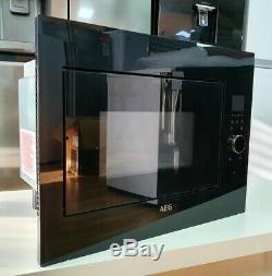 AEG MBE2658SEB 26 Litre 900W Touch Control Built In Microwave Oven Black