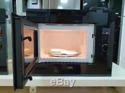 AEG MBE2658SEB 26 Litre 900W Touch Control Built In Microwave Oven Black