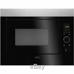 AEG MBE2658SEM 26L 900W Built-in Microwave Oven Black & Anti-Fingerprint Stain
