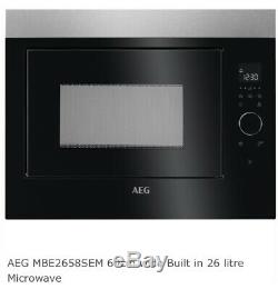 AEG MBE2658SEM Built In Microwave Stainless Steel Huge 26L Cheapest UK