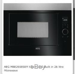 AEG MBE2658SEM Built In Microwave Stainless Steel Huge 26L Free Delivery Barga