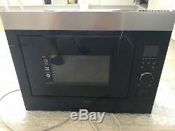 AEG MBE2658SEM Built-in Integrated Solo Microwave Black & Stainless Steel