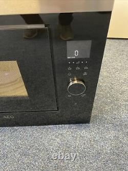 AEG MBE2658SEM Built-in Solo Microwave Black & Stainless Steel Great Condition