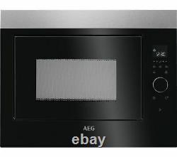 AEG MBE2658SEM Built-in Solo Microwave In Black & Stainless Steel A116774