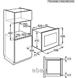 AEG MBE2658SEM Integrated Microwave Black and Stainless Steel