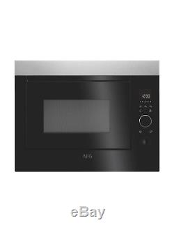 AEG MBE2658S-M Built-in Solo Microwave-Black & Stainless Steel