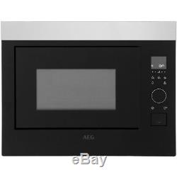 AEG MBE2658S-M Built-in Solo Microwave Black & Stainless Steel (M72)
