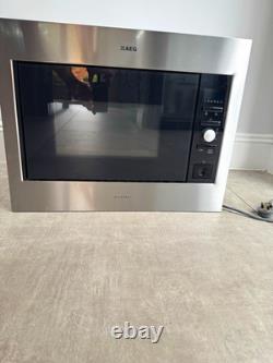 AEG MC2664E-mBuilt-In Microwave & Grill 26L 900W Stainless Steel (ALL WORKING)