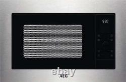 AEG MSE2527DM Integrated Microwave in Black and Stainless Steel