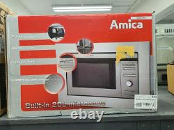 AMICA AMM20G1BI Built-in Microwave with Grill Stainless Steel Grade A