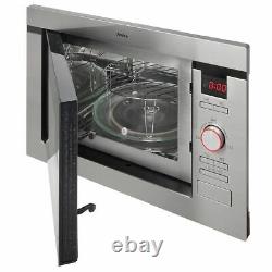 AMICA Built in Microwave Oven With Grill 900w 60cm AMM25BI 25L Stainless Steel