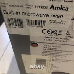 AMICA Built-in Microwave with Grill 25 Litres Stainless Steel AMM25BI