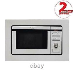 Amica AMM20G1BI 20L 800W Stainless Steel Integrated Microwave Oven And Grill