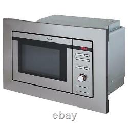 Amica AMM20G1BI 20L 800W Stainless Steel Integrated Microwave Oven And Grill