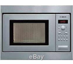 BOSCH HMT75M551B Built-in Integrated Solo Microwave, Silver, RRP £349
