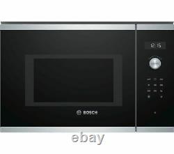 BOSCH Serie 6 BFL554MS0B Built-in Solo Microwave Stainless Steel Currys