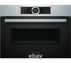 BOSCH Serie 8 CFA634GS1B Integrated Built-in Solo Microwave, RRP £639