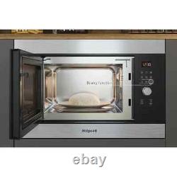 BRAND NEW Hotpoint MF25GIXH Built-in 25L Integrated Microwave & Grill St/St
