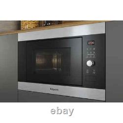 BRAND NEW Hotpoint MF25GIXH Built-in 25L Integrated Microwave & Grill St/St
