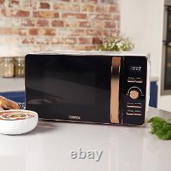 BRAND NEW Tower T24021W Rose Gold WHITE Digital Microwave, 20 Litres