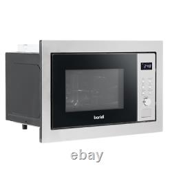 Baridi 25L Integrated Built-In Microwave Oven with Grill 900W Stainless Steel B