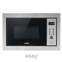 Baridi 25L Integrated Built-In Microwave Oven with Grill 900W Stainless Steel B