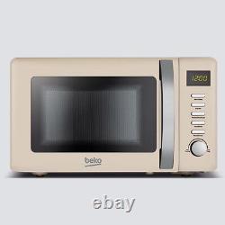 Beko 800 Watt / 20 Litre Microwave Retro Cream