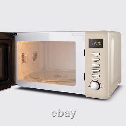 Beko 800 Watt / 20 Litre Microwave Retro Cream