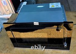 Beko BMGB25333X 900 Watt 25 Litres Built In Microwave with Grill Black Glass