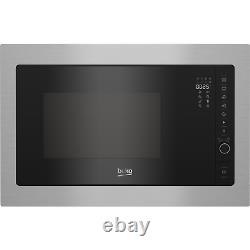 Beko MGB25332BG 25L Built-in Microwave with Grill Brushed Stainless Steel