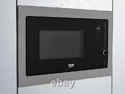 Beko MGB25332BG 25L Built-in Microwave with Grill Brushed Stainless Steel