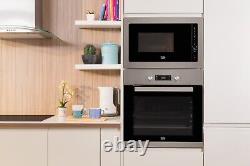 Beko MGB25332BG 25L Built-in Microwave with Grill Brushed Stainless Steel