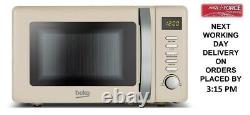 Beko MOC20200C 20 Litre 800 Watt Cream Retro Style Microwave + 1 Year Warranty