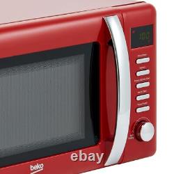Beko MOC20200R 800 Watt 20 Litres Free Standing Microwave Red