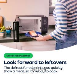 Beko MOC20240G 800 Watt 20 Litres Free Standing Microwave Graphite