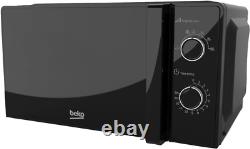 Beko Solo Microwave MOC20100BFB Black Compact Design 20L Capacity 700W Pow