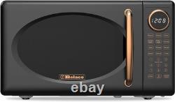 Belaco 20L 800W Digital Microwave Oven Black Rose Gold 10 Power Levels Kitchen
