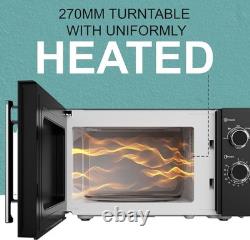 Belaco 800W Microwave Compact Size Microwave Oven with Manual Control, 10 Power