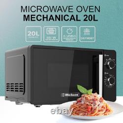 Belaco 800W Microwave Compact Size Microwave Oven with Manual Control, 5 Power L