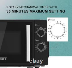 Belaco 800W Microwave Compact Size Microwave Oven with Manual Control, 5 Power L