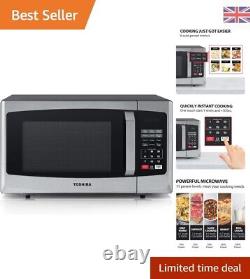Black Digital Microwave Oven 800W Power, Solo Cooking, Auto Defrost, Easy Cl