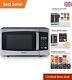 Black Digital Microwave Oven 800w Power, Solo Cooking, Auto Defrost, Easy Cl