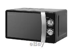 Black Microwave Colours Plus Kettle Toaster + Tea Coffee Sugar Canisters NEW SET