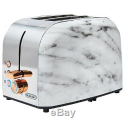 Blaupunkt Marble Effect 20L Microwave, 1.7L Kettle & 2 Slice Toaster set