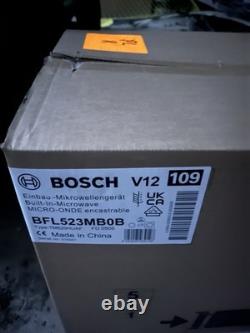 Bosch BFL523MB0B 800W Built-in Solo Microwave Black